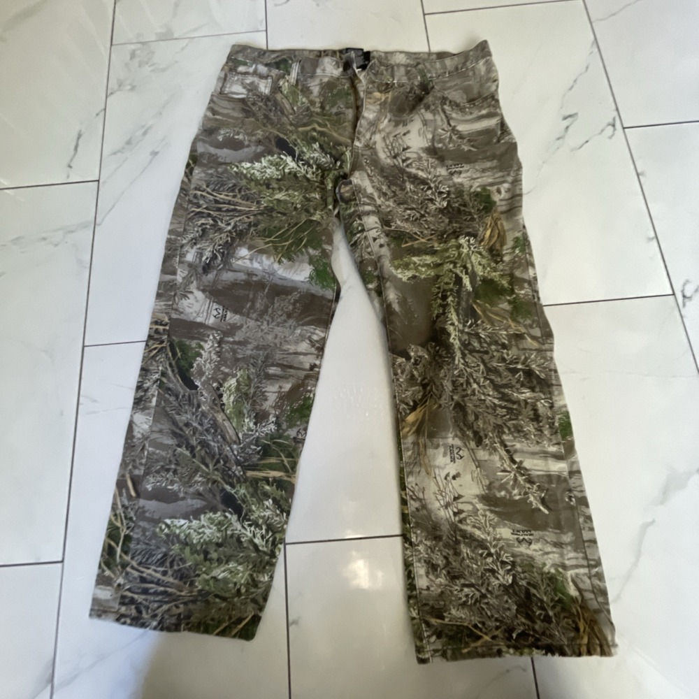 Realtree MAX-1 XT® Men's 5-Pocket Camo‎ Pant in Tree Brush Mens 38X30 EUC